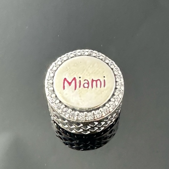 Pandora Miami Florida Charm 925 Ale Silver With Gift Box #90 - Picture 2 of 5